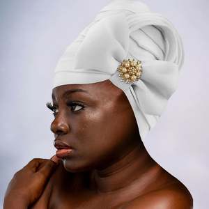 Turban pour femmes respirant à fleurs à prix avantageux, couvre-chef <span class=keywords><strong>hijab</strong></span> pour cheveux longs - Product Image 1