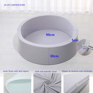 Ocean Ball Pool rotondo in schiuma morbida spugna palla Pit bambino in <span class=keywords><strong>parco</strong></span> <span class=keywords><strong>giochi</strong></span> - Product Image 3