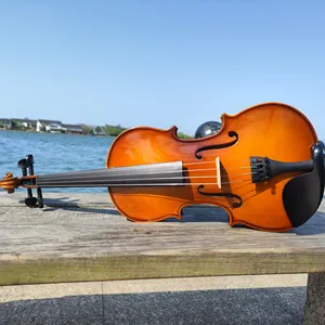 Violino 4/4 fatto a mano in acero di alta qualità a buon mercato per studenti di marca Tongling