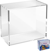 Boîte de Rangement Transparente Magnétique en Acrylique Moderne et Personnalisée pour Cartes de Jeu Pocket Monsters Pokémon – Vente en Gros