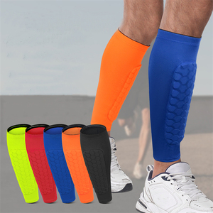 Almohadillas para piernas para niños adultos Proteger escudos de fútbol Ejercicio Espinilleras Calcetines de fútbol Mangas de pantorrilla Espinilleras - Product Image 1