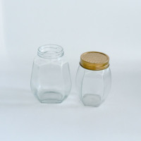 Cuisine de haute qualité sauce chili à six tranchants et pâte cornichon pot en verre alimentaire miel bonbons conteneur de stockage