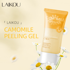 Gel exfoliant pour le corps à la camomille LAIKOU 60g, nettoyage en profondeur, exfoliant pour la peau du visage, pour adultes, OBM Supply - Product Image 2