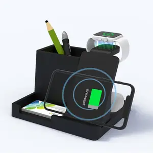 Wireless Charger 5 In 1 Wireless Charging Station Fast Charger Dock For IPhone