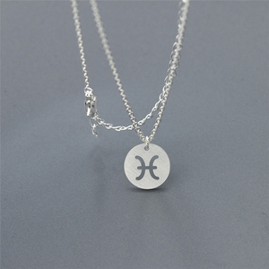 Collana con Ciondolo in Acciaio Inossidabile 316 per Donna, Colore Oro, 12 Segni Zodiacali Ariete Leone, <span class=keywords><strong>Gioielli</strong></span> - Product Image 4