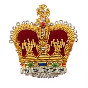 Badge de couronne de warrant officer de l'armée de l'aviation britannique authentique de la Seconde Guerre mondiale - Product Image 1