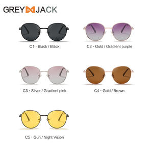 Gafas de Sol Polarizadas de Estilo Europeo Americano, Unisex, Montura Metálica Negra, Protección UV400 Tipo 3, Lentes TAC - Product Image 2