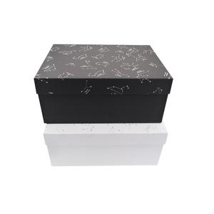 صندوق كبير من الورق المقوى لتعبئة الأحذية ، صناديق أحذية فاخرة بلوح صلب مع شعار مخصص - Product Image 2