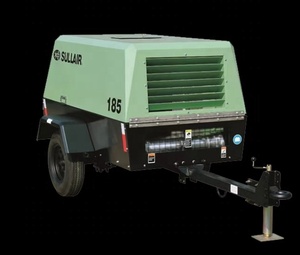 Sullair 185 CFM xách tay nổ mìn lỗ động cơ diesel Điều khiển quay áp suất thấp 46 kW lister động cơ diesel Máy nén khí - Product Image 5