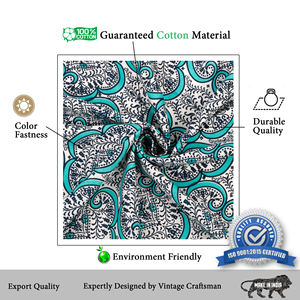 Camino de Mesa Estampado 100% Algodón, Diseño Simple, Ecológico, Impermeable, para Comedor, Hogar, Restaurante - Product Image 4