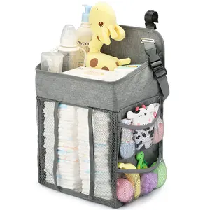 Empilhador de fraldas para bebês, organizador de berçário, mochila de armazenamento de itens essenciais, sacola de fraldas para berços, playard, para meninos e meninas, com o OEM