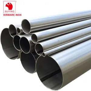 High Quality Large Diameter Stainless Steel Round Pipes 304 ERW Inox Tubing