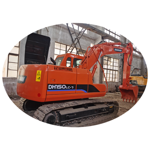 Excavadora de cadenas Doosan DH150 usada, 1 año de garantía, sistema hidráulico completo con motor/bomba en stock, en excelentes condiciones. - Product Image 1