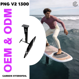 Sistema de Hydrofoil PNG 1300 V2 Surfing Carbon Mast SUP Wing Efoil para lagos y ríos - Tabla de surf electrónica Hydrofoil unisex - Product Image 1