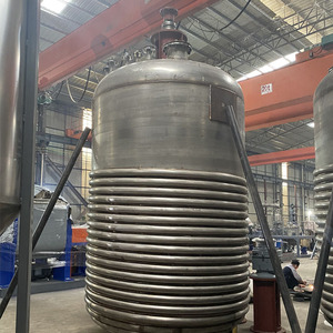 Tanque mezclador de líquido de acero inoxidable con agitador, calefacción eléctrica, tanque de mezcla con camisa, reactor de mezcla Industrial - Product Image 5