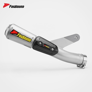 Sistema de Escape para Motocicleta Forsound, <span class=keywords><strong>Precio</strong></span> de Fábrica al por Mayor, Estilo <span class=keywords><strong>MotoGP</strong></span>, Punta Corta, para BMW S1000RR, Acero Inoxidable - Product Image 4
