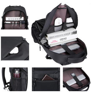 Custom Logo Waterproof <b>Men</b> Business Anti Theft School Mochilas Usb Black Laptop Computer <b>Bag</b> <b>Travel</b> Backpack - Product Image 2