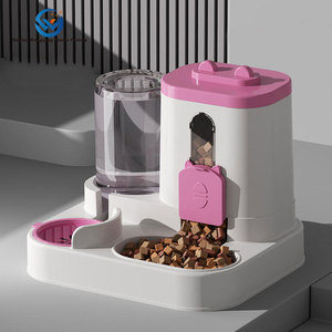 Distributore Automatico di Acqua per Animali Domestici in Plastica Ecologica con Motivo Solido, Senza Fili, Ciotola per Acqua per Gatti e Cani - Product Image 3
