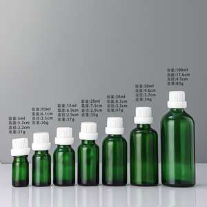 Flacons compte-gouttes cylindriques en verre mat noir/transparent/bleu/vert/ambre/givré de 5 ml à 50 ml pour sérum de soin de la peau et huiles essentielles - Product Image 3