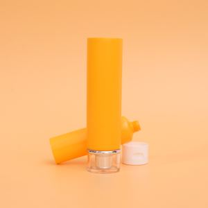 Sıcak satış çevre dostu yumuşak sıkmak biyobozunur kozmetik PE şekilli Flip Top vidalı kapak plastik tüpler cilt bakım kremi losyon - Product Image 5