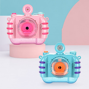 Luz eléctrica música niños burbuja de jabón de juguete al aire libre cámara automática de la burbuja <span class=keywords><strong>pistola</strong></span> para niños - Product Image 2