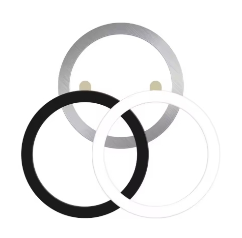 Super Slim Ultra Thin Magnetic Ring Metal Plate Patch QI Wireless Charger Sticker Holder Paste Ring iPhone for Phone Strap