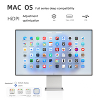 Monitor KVM IPS 4K 120Hz de 27 pulgadas en stock para negocios profesionales, oficina, entretenimiento en el hogar, personalización OEM