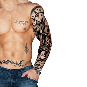Grande <span class=keywords><strong>taille</strong></span> bras complet corps tatouages temporaires Sexy à la mode étanche autocollants de tatouage personnalisés pour adulte - Product Image 1
