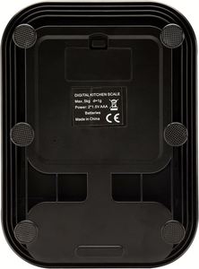 Báscula de Cocina Inteligente con Control por Voz, Funciona con Batería, Capacidad de 5 kg, Medición Precisa de Peso en Gramos/Oz, Reloj, para el Hogar - Product Image 3