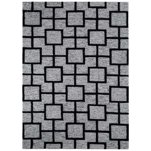 Top vente de luxe 3D écologique doux moderne tufté à la main grand tapis élégant personnalisé Viscose Floral indien tapis ensembles - Product Image 1