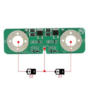 Nouvelle série 2.7V 3000F, plaque de protection de super condensateur, circuit imprimé équilibré 5.4V