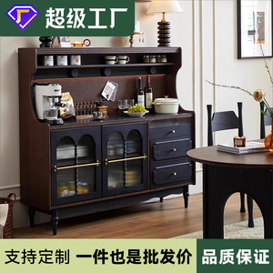 Solid Wood <b>Sideboard</b> 1.2M 1.5M Eco Friendly <b>Storage</b> Cabinet For Kitchen Living Room - Product Image 4