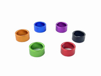 Bagues de pied RFID en aluminium colorées pour oiseaux, poulets, pigeons, pour l'élevage de volailles, étanches, résistantes aux chocs, personnalisées, marque Shibo