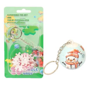 Llavero con rompecabezas esférico 3D, juguete de bola de dibujos animados, regalo creativo para niños y adultos, unisex, de 8 a 13 años - Product Image 5