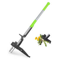 Outil télescopique pour l'élimination des mauvaises herbes, désherbeur vertical en acier inoxydable de 39 pouces pour jardin et pelouse, élimination des pissenlits, ergonomique pour la cour