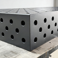 Nouvelle plateforme de soudage en fonte nitrurée haute dureté, flexible en 3D, pour robot, établi de soudage robuste, gabarit de soudage