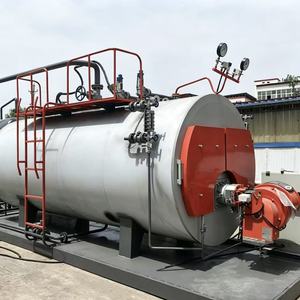 Chaudière à eau chaude horizontale à <span class=keywords><strong>gaz</strong></span> à haut rendement énergétique avec sortie vapeur et contrôle automatique pour les systèmes de chauffage collectif - Product Image 2
