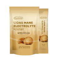 Sachets d'électrolyte de champignon de crinière de lions de marque privée paquets de poudre de boisson d'électrolyte d'hydratation d'acides aminés