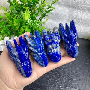 Venta al por Mayor de Cristalhola, Calaveras de Dragón Talladas en Lapislázuli de Alta Calidad, 5 cm, Decoración de Moda - Product Image 2