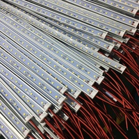 Barre lumineuse LED 12V DC 24V à fixation magnétique pour étagère