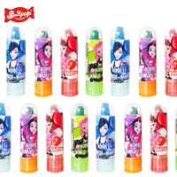 Yummy Colorful Lipstick-Shaped Hard Candy Fruit Flavored and Halal with Decorative Coating for Kids