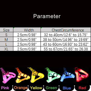 <span class=keywords><strong>Harnais</strong></span> pour animaux de compagnie <span class=keywords><strong>Harnais</strong></span> pour chien LED <span class=keywords><strong>Harnais</strong></span> pour chat en nylon Sécurité de nuit Gilet pour animaux de compagnie lumineux réglable Gilet pour chien Produits pour chiens - Product Image 2