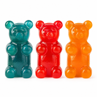 OEM Wholesale Giant Bear Shaped Gummy Candy 3D Fruity Chewy Jelly Sweets Wholesale Bulk Custom Packaging Supplier Manufacturer