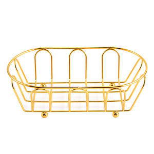 Panier à fruits ovale en fil métallique américain pour restaurant occidental Vaisselle créative - Product Image 5
