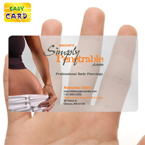 Carte de visite professionnelle en <span class=keywords><strong>PVC</strong></span>, transparent, avec impression personnalisée - Product Image 5