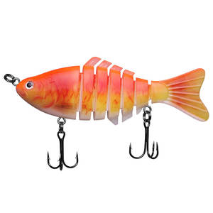 CHILENT 10cm 16g Wobblers coulants articulés, leurres artificiels durs pour la pêche <span class=keywords><strong>au</strong></span> brochet/<span class=keywords><strong>au</strong></span> bar, matériel de pêche, <span class=keywords><strong>leurre</strong></span> de pêche - Product Image 2
