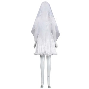<span class=keywords><strong>Disfraz</strong></span> <span class=keywords><strong>de</strong></span> <span class=keywords><strong>Novia</strong></span> Cadáver Gótica Emily para Mujer Adulta, Vestido <span class=keywords><strong>de</strong></span> <span class=keywords><strong>Novia</strong></span> Blanco para Halloween, HORR-020 - Product Image 2