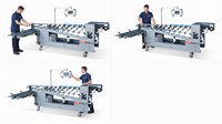 Empileur de cartons automatique JY-450 conçu pour les machines plieuses-colleuses à grande vitesse, adapté aux cartons en carton monocouche, empileur de boîtes automatique