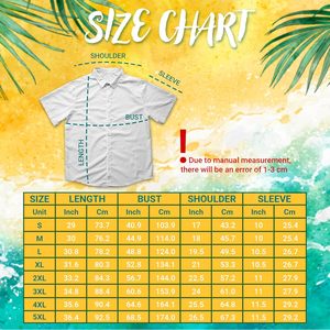 เสื้อฮาวายแบบกำหนดเอง เสื้อเชิ้ตชายหาดฤดูร้อนสไตล์ทรอปิคอล ปักลายได้ตามต้องการ เสื้อเชิ้ตผู้ชายแขนสั้นผ้าป๊อปลินสำหรับผู้ใหญ่แบบยูนิเซ็กซ์ - Product Image 6