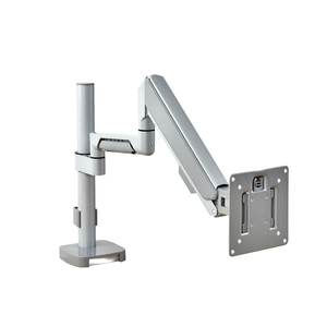 Support de moniteur universel en acier pour deux écrans, 32 pouces, blanc, pour bureau - Product Image 3